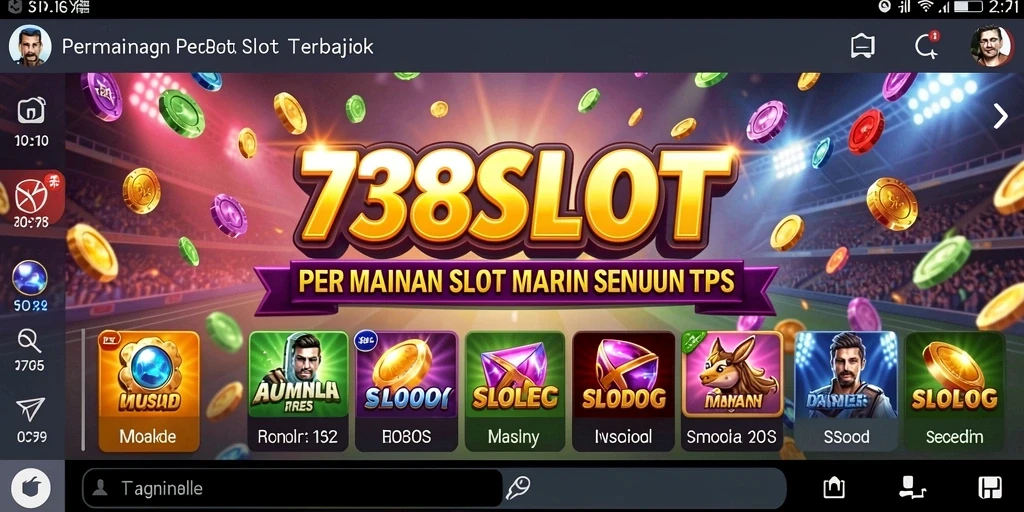 Tampilan gameplay menarik dari 738SLOT dengan desain estetis.
