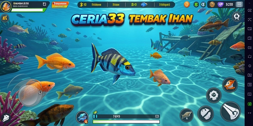 Gameplay seru Tembak Ikan dengan grafis menarik.