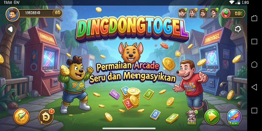 Tampilan seru dari gameplay DINGDONGTOGEL yang menantang.