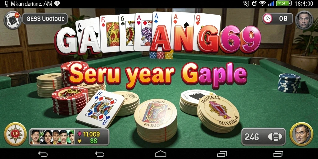 Tampilan seru saat bermain Gaple di GAWANG69.