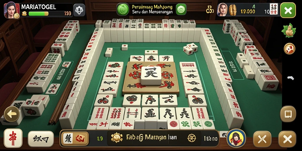 Tampilan gameplay seru dari MARIATOGEL yang menghadirkan pengalaman Mahjong terbaik.