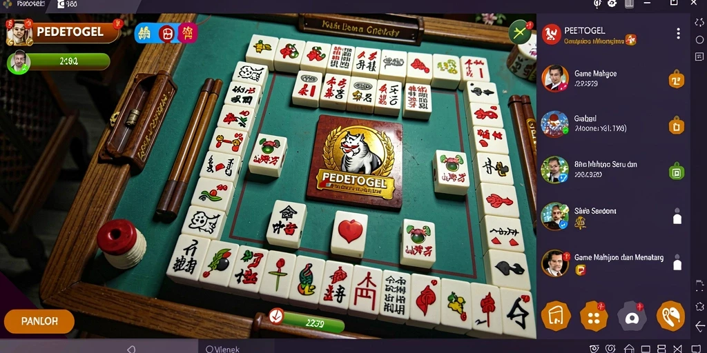 Tampilan gameplay menarik dari PEDETOGEL yang seru.