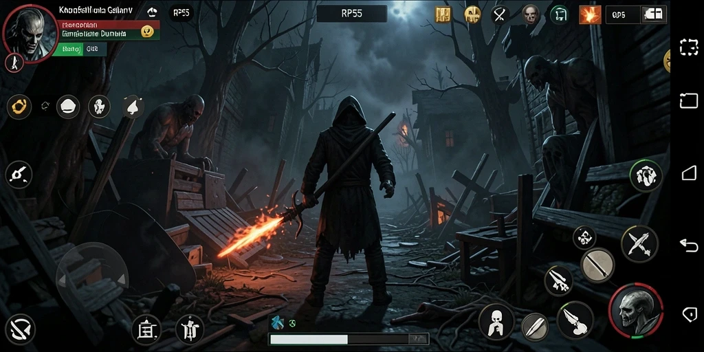 Tangkapan layar gameplay mengungkapkan suasana menegangkan di RP55.