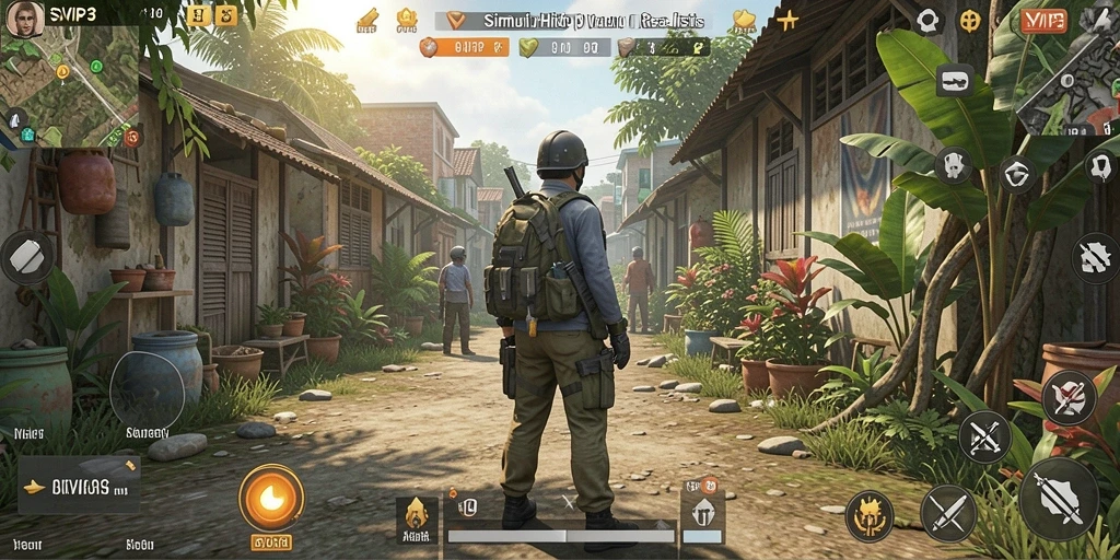 Tampilan gameplay SVIP3 yang menakjubkan dan interaktif.