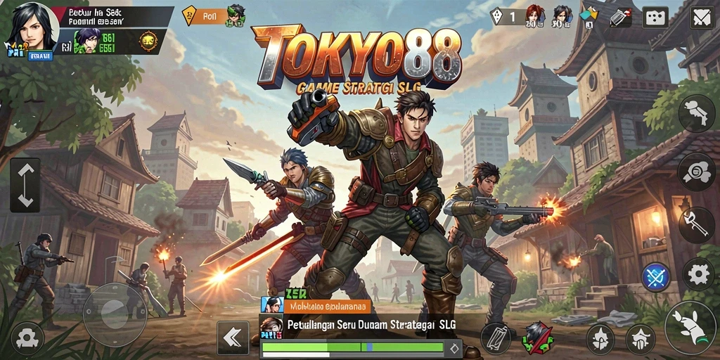 Tampilan gameplay seru dari TOKYO88 dengan strategi mendalam.